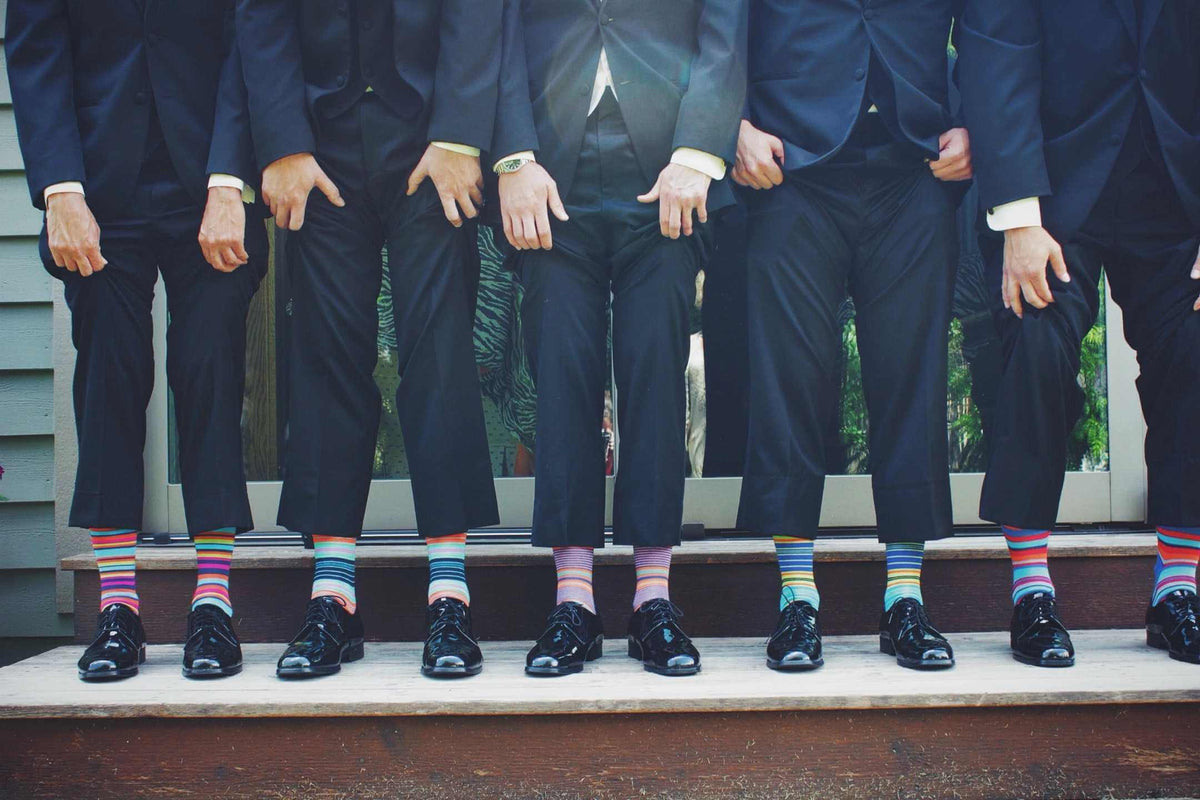 groomsmen ties and socks