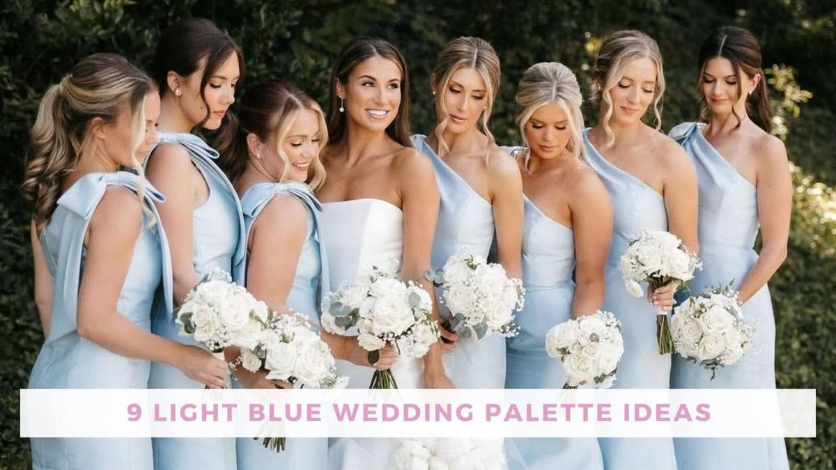 Light Blue Wedding Palette Ideas | Bella Bridesmaids Light Blue Wedding Palette Ideas | Bella Bridesmaids