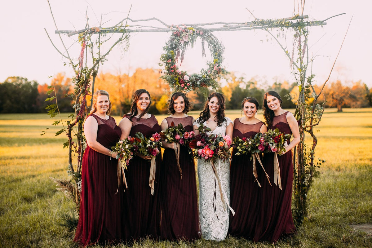 Cranberry bridesmaid dresses outlet david's bridal