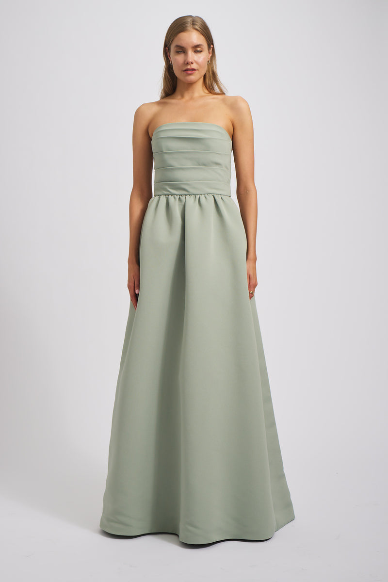 Amsale Bridesmaid Dress Arabella GB291A Ivory