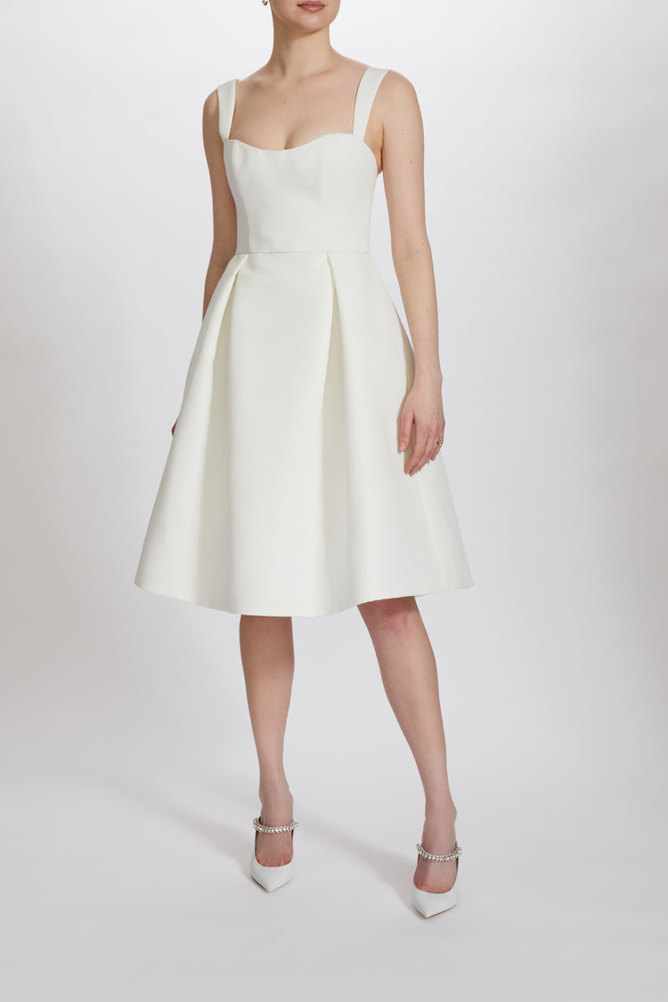 Amsale Little White Dress LW235 Amsale Little White Dress LW235