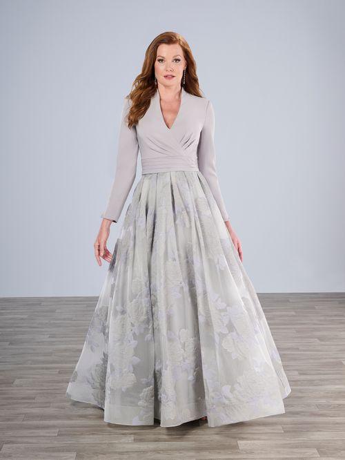 textured organza a-line bridesmaid dress Christina Wu Elegance 17205 Grey Size:6 (XS) ELOPEMENT-DRESS Curvy Woman Fashion / Featuring a secure zipper