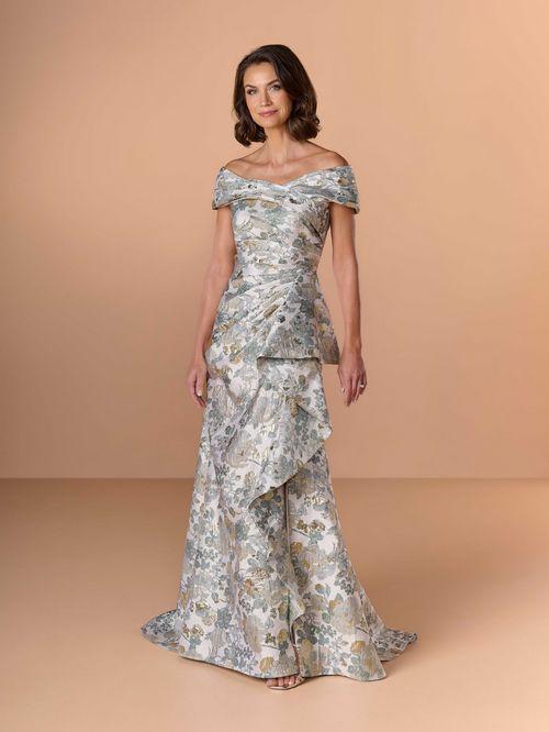 christina wu elegance dresses Christina Wu 17235 High Slit Off The Shoulder Dress