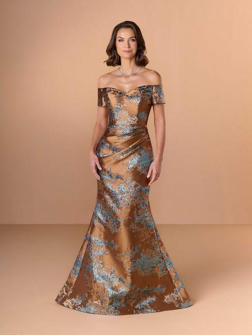 Christina Wu Elegance Evening Gown 17292 Bronze Multi Christina Wu Elegance Evening Gown 17292 Bronze Multi