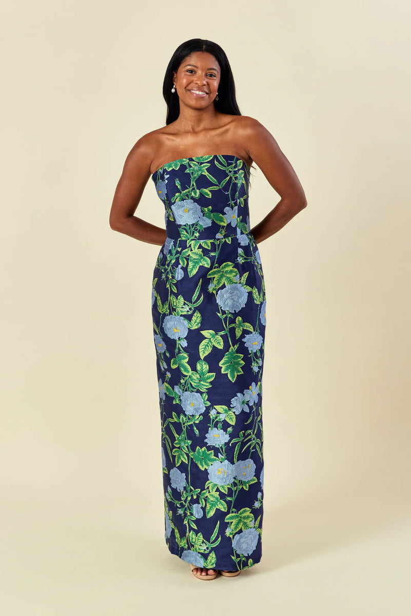 Hannah Bodice with Brunch Skirt in Camellia Jacquard | Bella