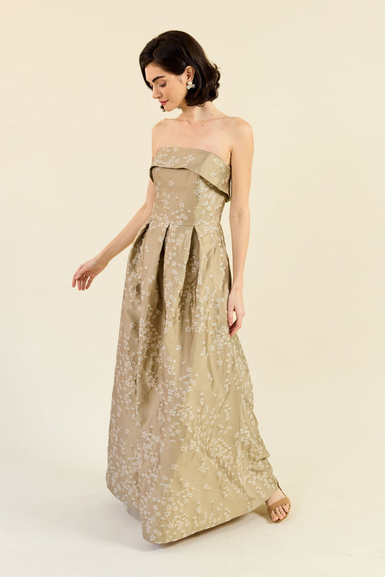 Eva Bodice with Dahlia Skirt in Daisy Jacquard