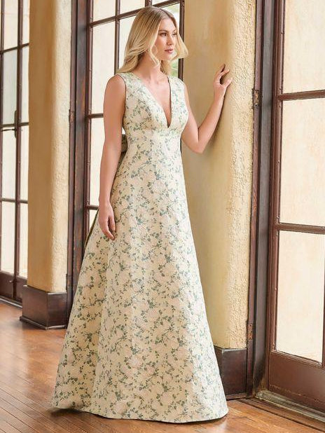 Christina Wu Bridesmaid Dress 22261 Shimmer Bouquet Green/Gold Christina Wu Bridesmaid Dress 22261 Shimmer Bouquet Green/Gold