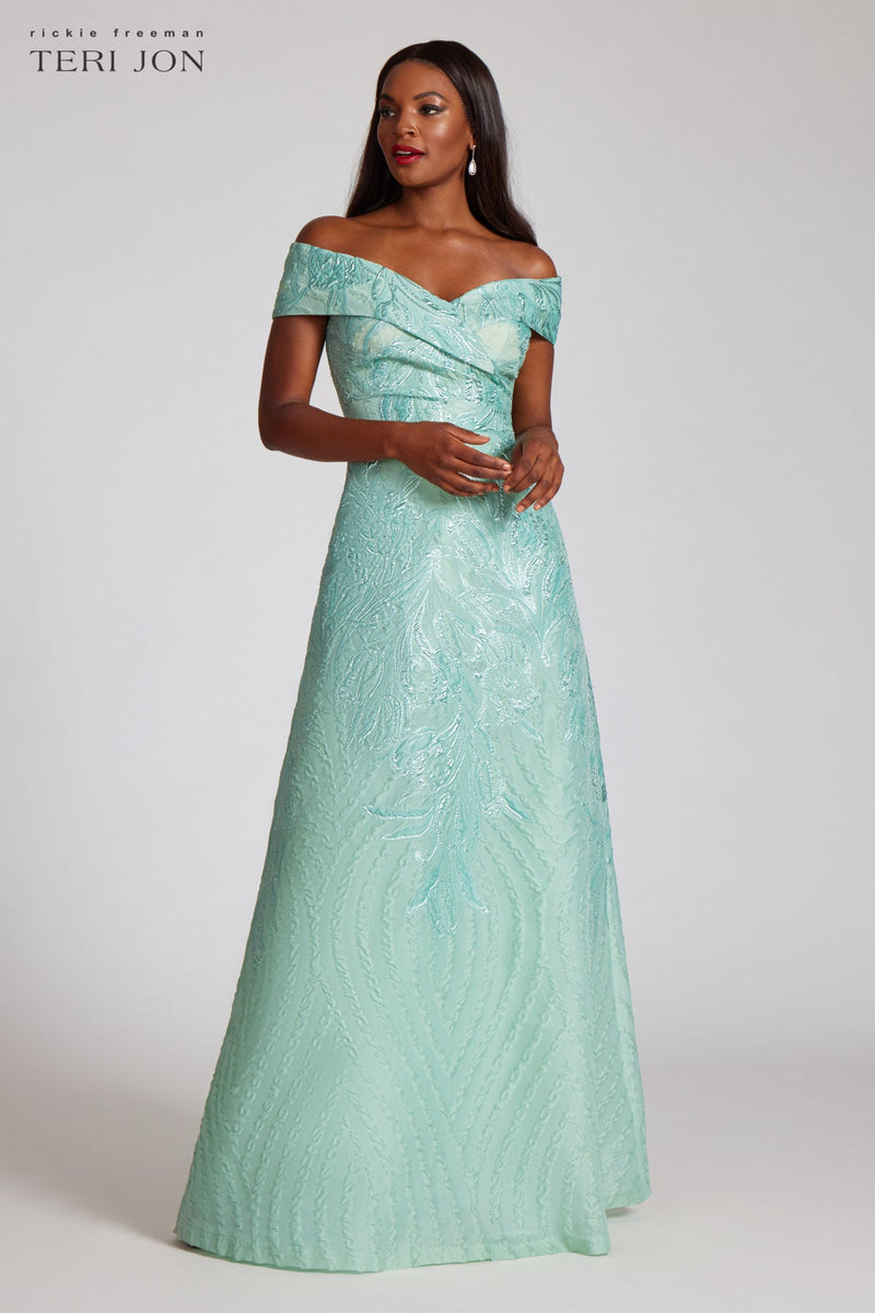 Teri Jon Dress 239022 & Bella Bridesmaids