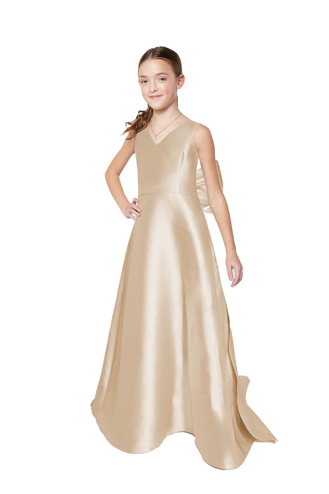Bari Jay Junior Bridesmaid Dress 2407JR Champagne
