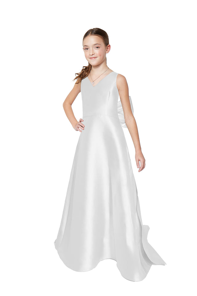 Bari Jay Junior Bridesmaid Dress 2407JR Ivory Bari Jay Junior Bridesmaid Dress 2407JR Ivory