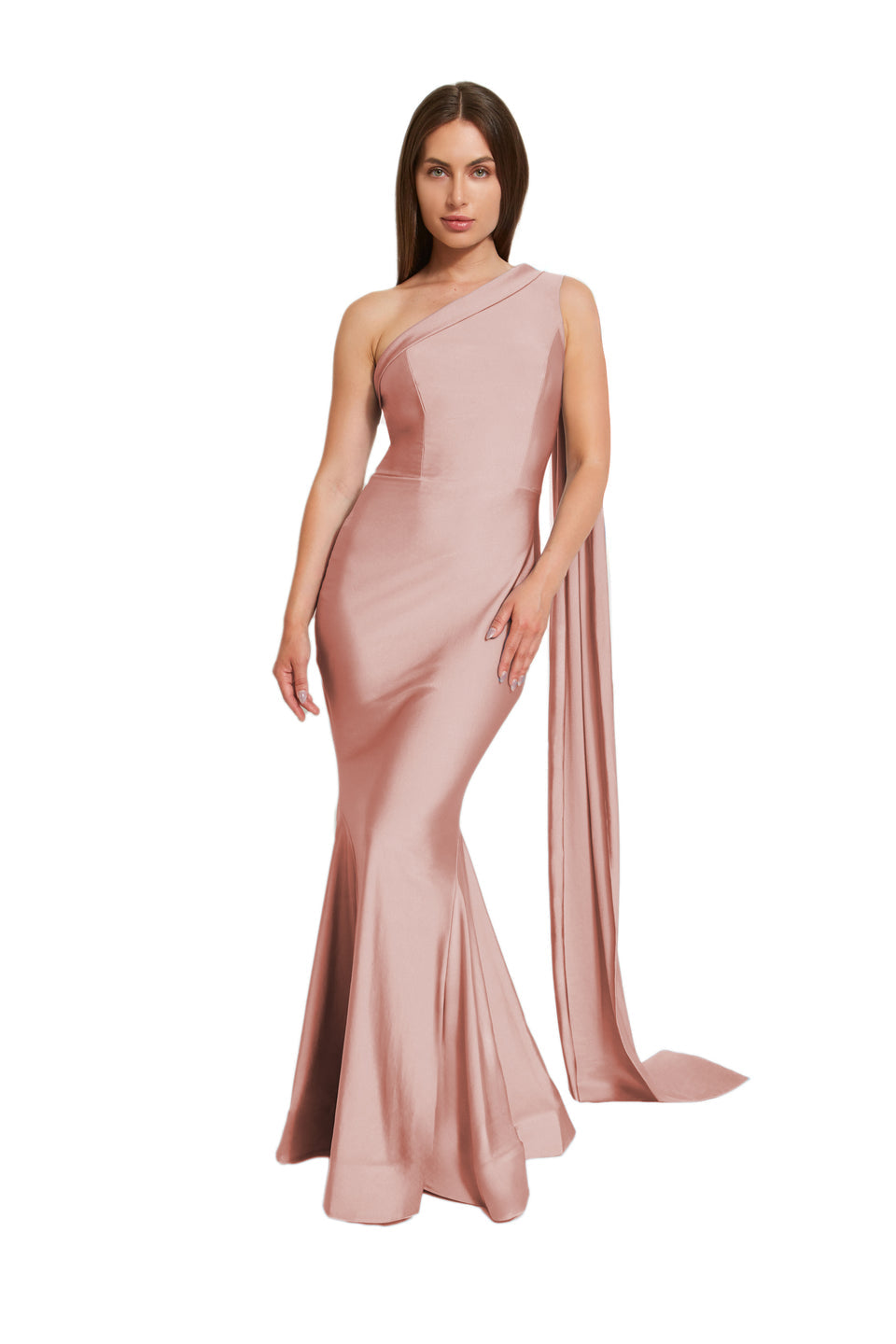 Bari Jay Bridesmaid Dress 2513 Pink Rose