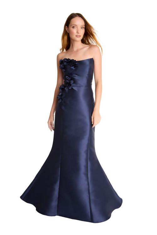 bari jay bridesmaid dresses near me Dress 2602 Black 60th Birthday Dresses - 40-OFF Color:PURPLE Strapless stretch crepe asymmetrical