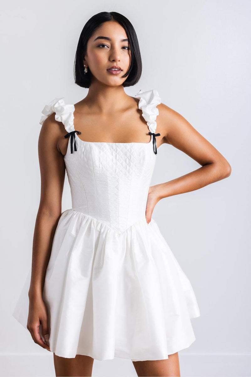 My Little Waterloo Dress White