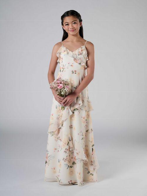 Christina Wu Celebrations Junior Bridesmaid Dress 32250 Print Sage Floral Breeze Christina Wu Celebrations Junior Bridesmaid Dress 32250 Print Sage Floral Breeze
