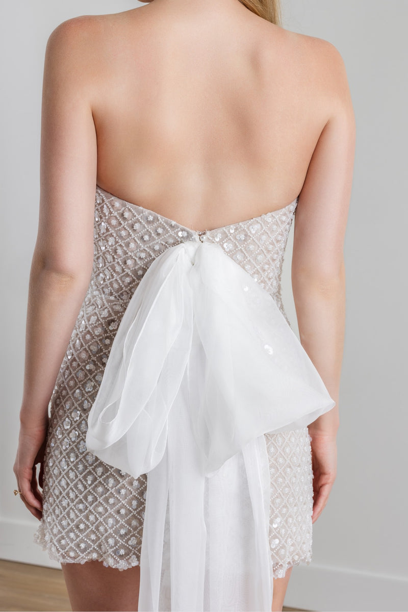 By Watters Little White Dress Crescendo 30400