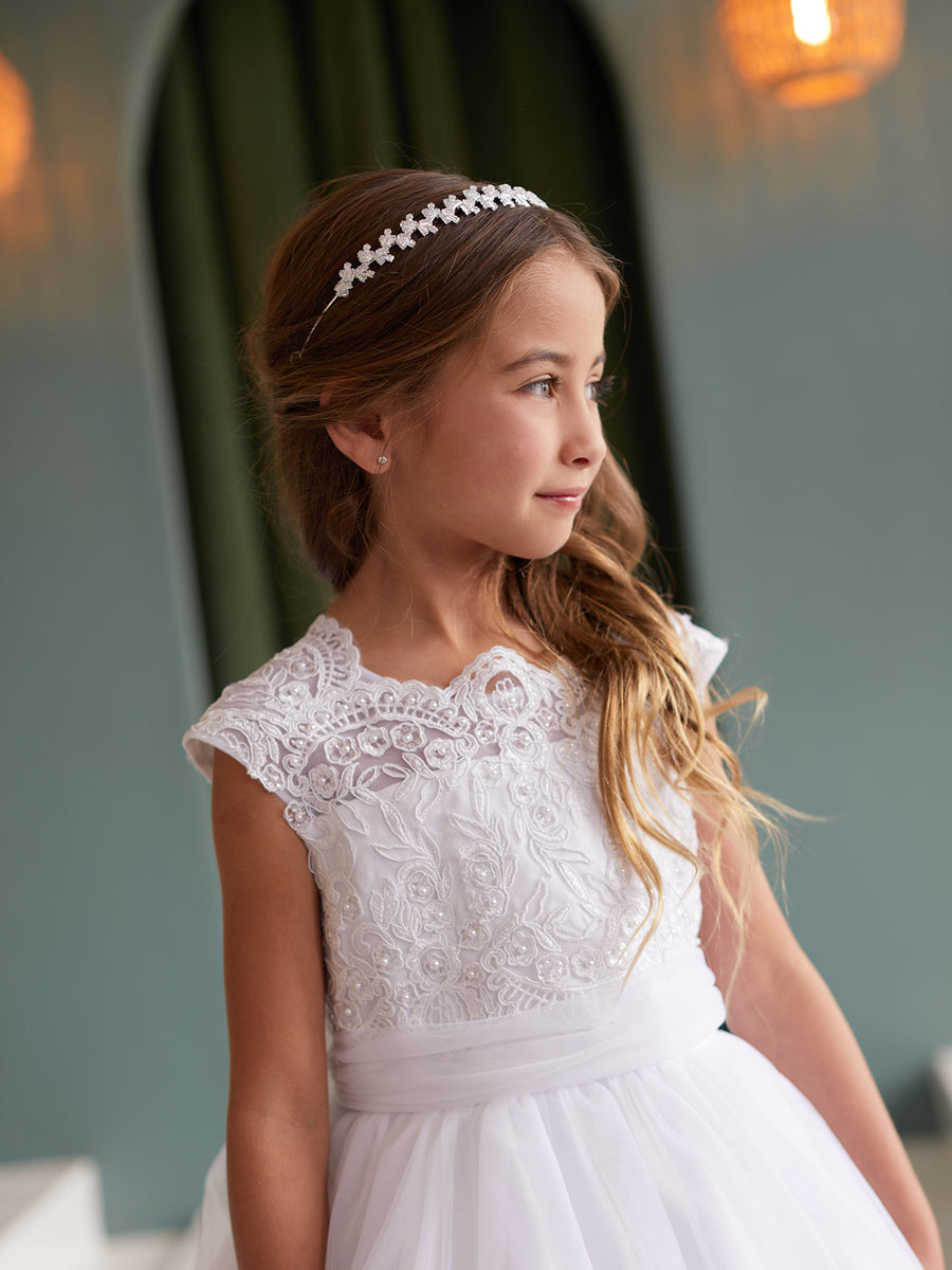 Tip Top Kids Flower Girl Dress 5856 Ivory