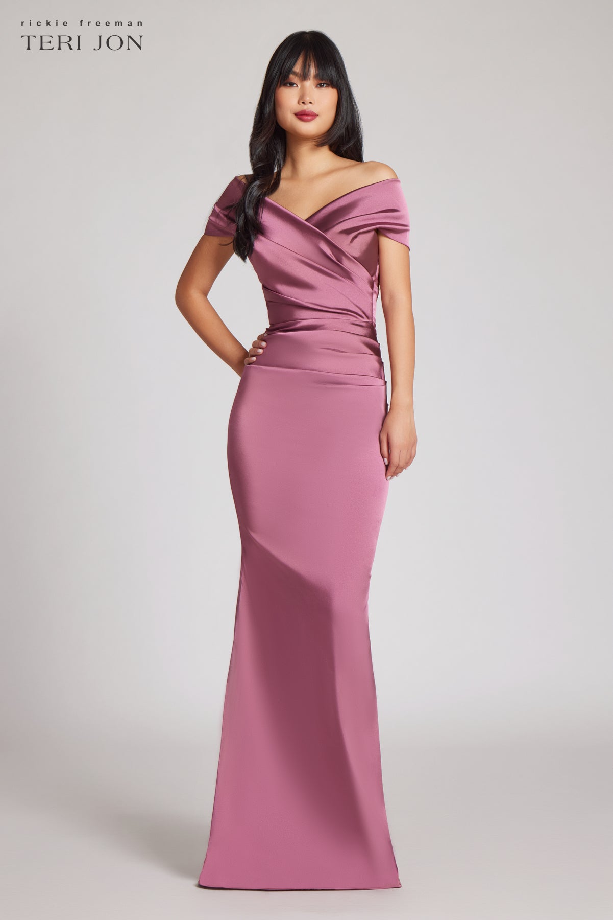 strapless open back dress Beautiful Pink Tulle Long Prom Dress with Flowers, Lovely Tulle Sweet main image 1
