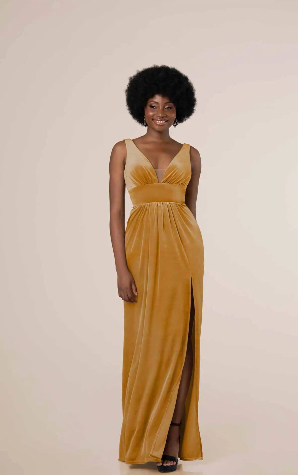 Brown Orange and Yellow Bridesmaid Dresses