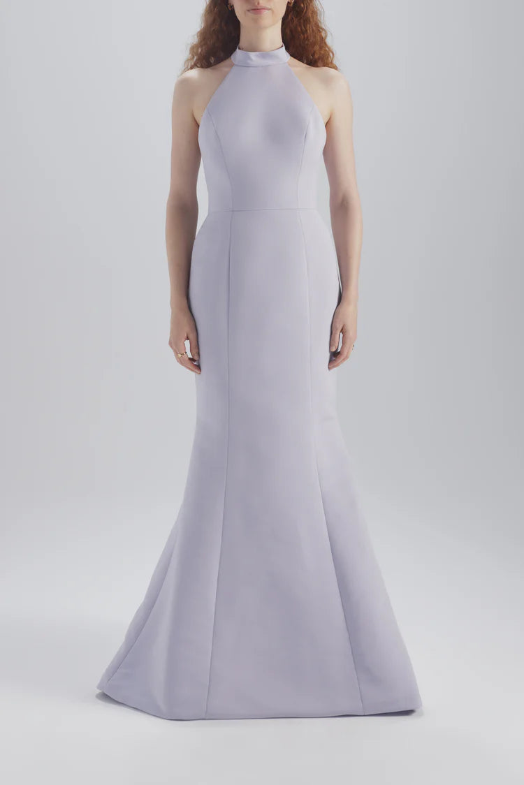 Amsale Bridesmaid Dress Austin GB139A Platinum