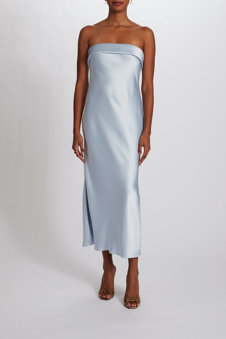 Amsale Bridesmaid Dress Faye GB267S Olive
