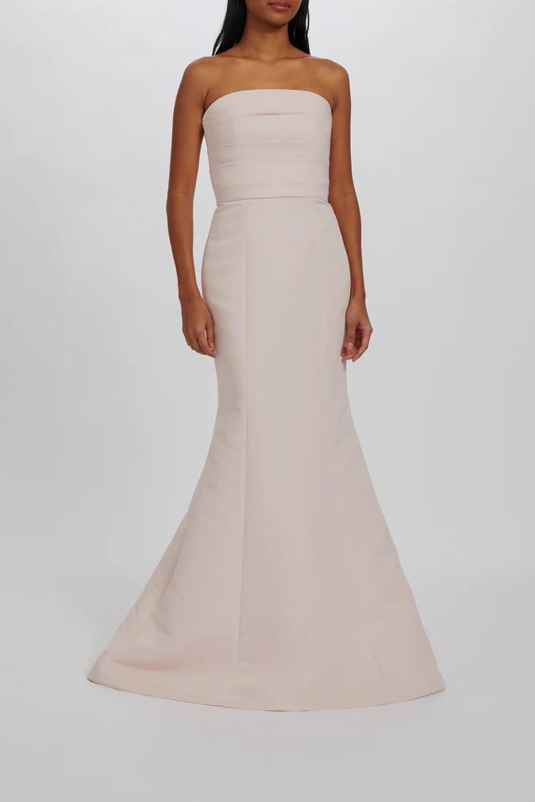 amsale bridesmaid dress Francine GB239A Lipstick Red open back and tie summersandal Green Bridesmaid Dresses | Size:47