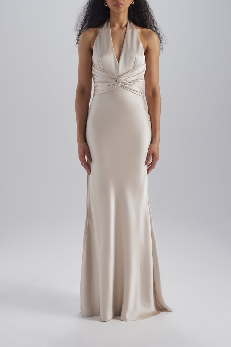 Amsale Bridesmaid Dress Janis GB345S Ice Amsale Bridesmaid Dress Janis GB345S Ice