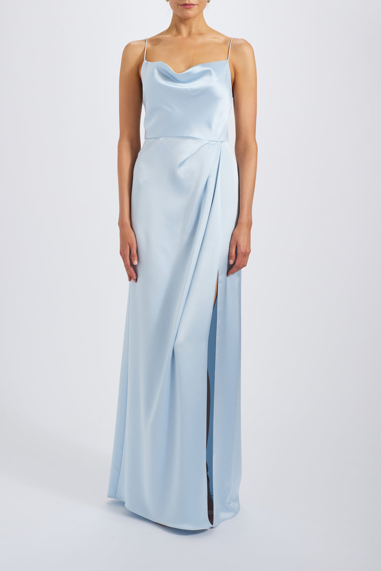 amsale french blue bridesmaid dress Amsale Bridesmaid Dress Ronnie GB310S Olive