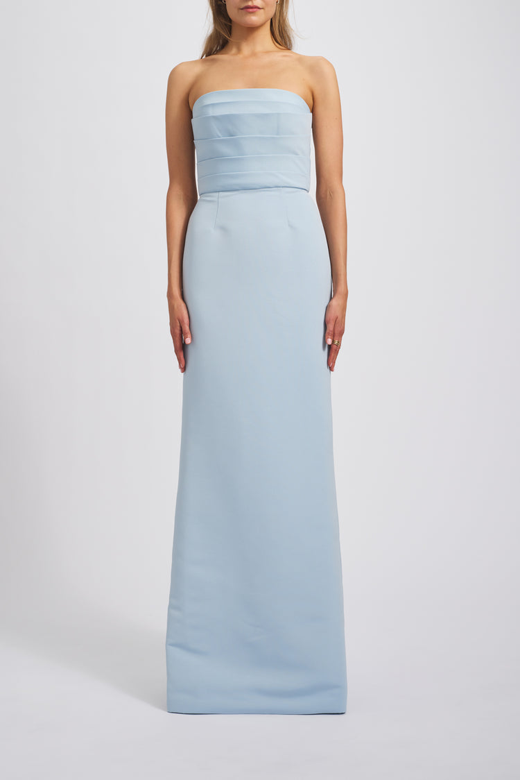 amsale ice blue bridesmaid dresses Amsale Bridesmaid Dress Sonia GB136A Ice