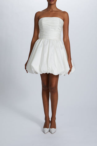 Amsale Little White Dress LW236