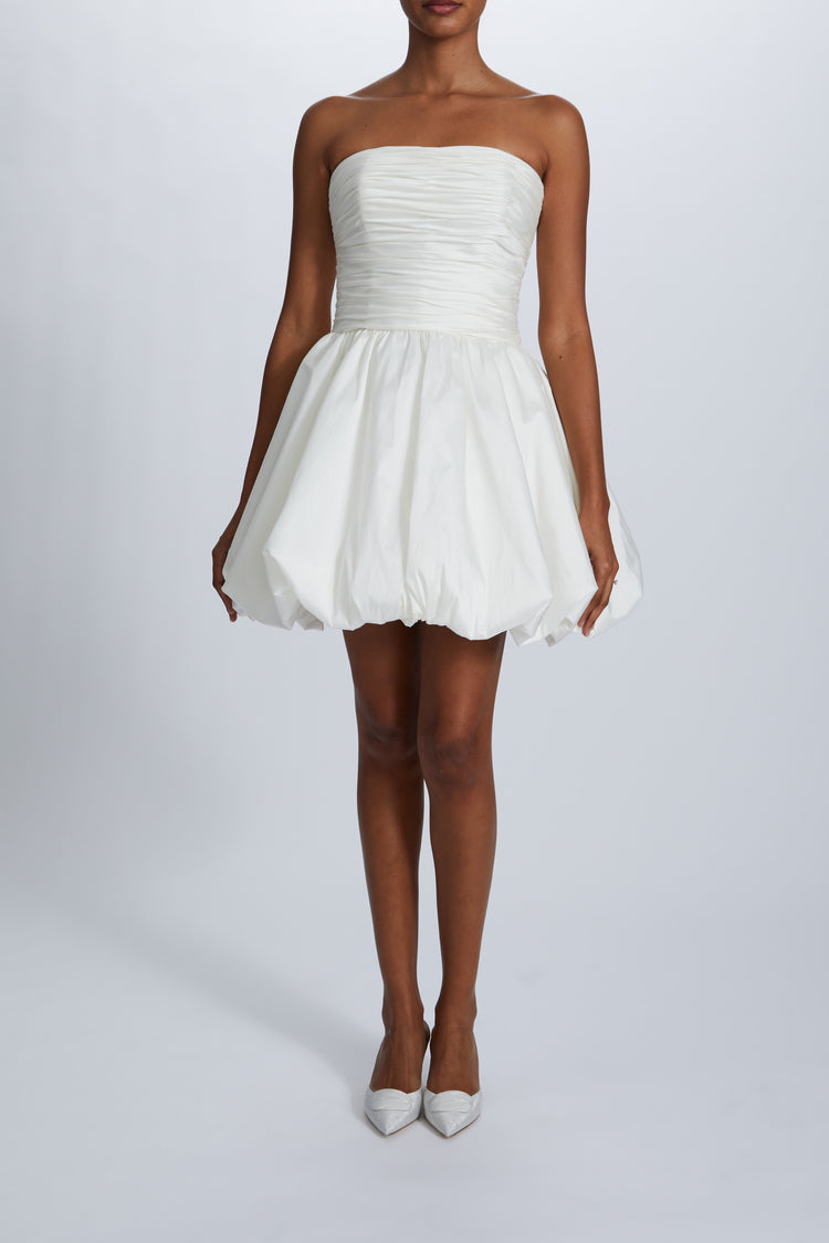Amsale Little White Dress LW236 | Bella Bridesmaids