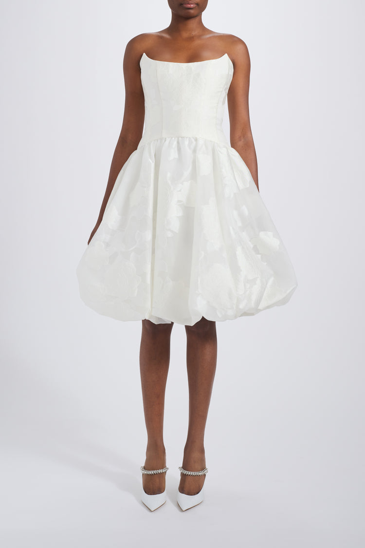 Amsale Little White Dress LW266