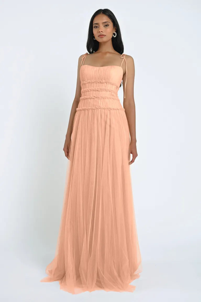 Jenny Yoo Bridesmaid Dress Berkley Peach Bellini Jenny Yoo Bridesmaid Dress Berkley Peach Bellini