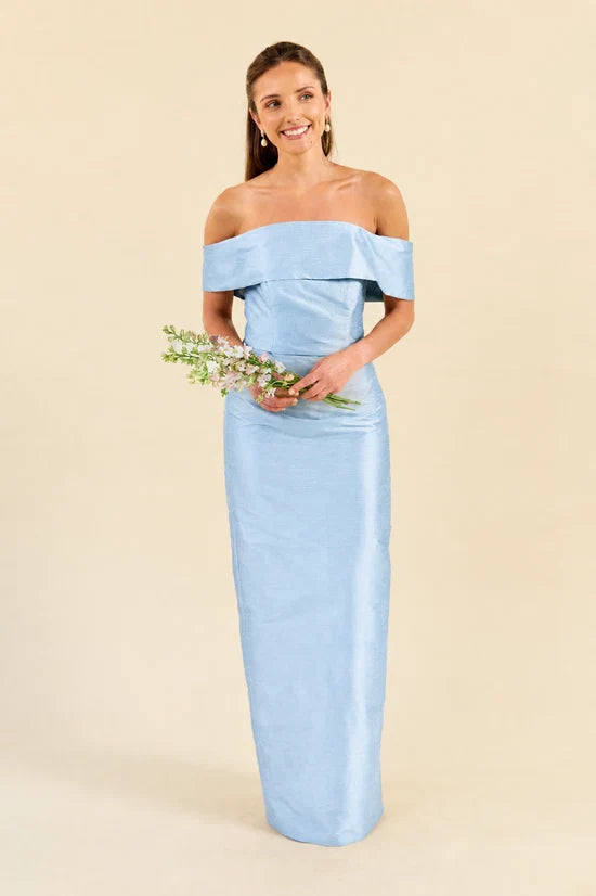 silk shantung bridesmaid dresses Christy Bodice with Straight Skirt in Sky Shirt Size:20 x 36-37 Besides the picture color vestidos de quinceañeras baratos SHEIN PETITE CURVE Women's