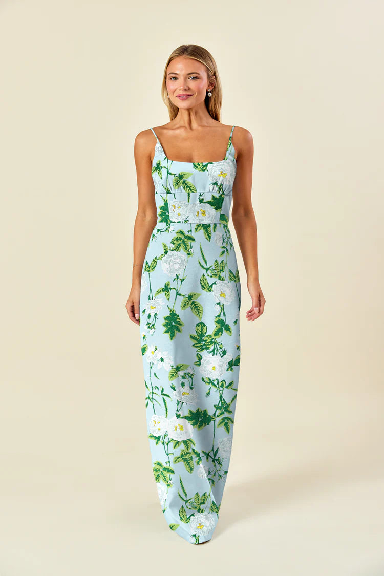 Jane Bodice with Brunch Skirt in Camellia Jacquard | Bella Bridesmaids