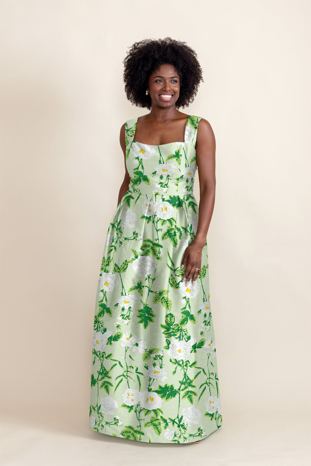Beckett Bodice with Dahlia Skirt in Camellia Jacquard | Bella