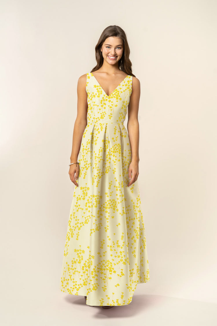 Harper Bodice with Dahlia Skirt in Daisy Jacquard Sunshine