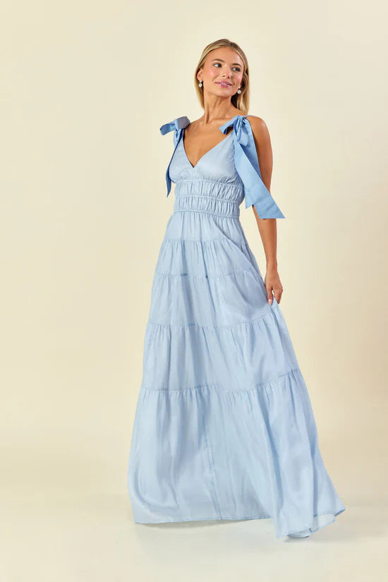 LulaKate Demi Dress Sky Blue