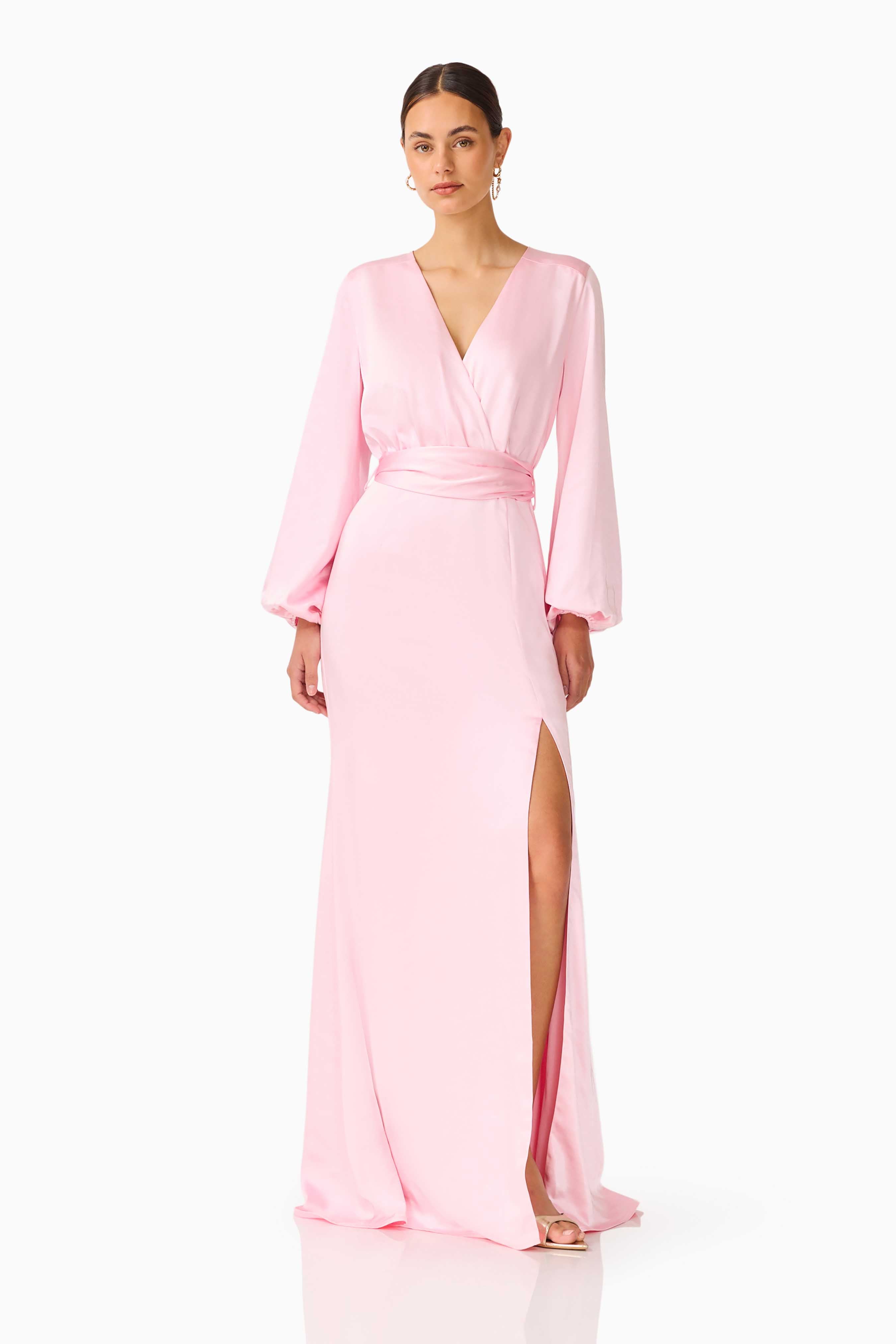 Kai Maxi Dress in Pale Pink | Bella Bridesmaids Kai Maxi Dress in Pale Pink | Bella Bridesmaids