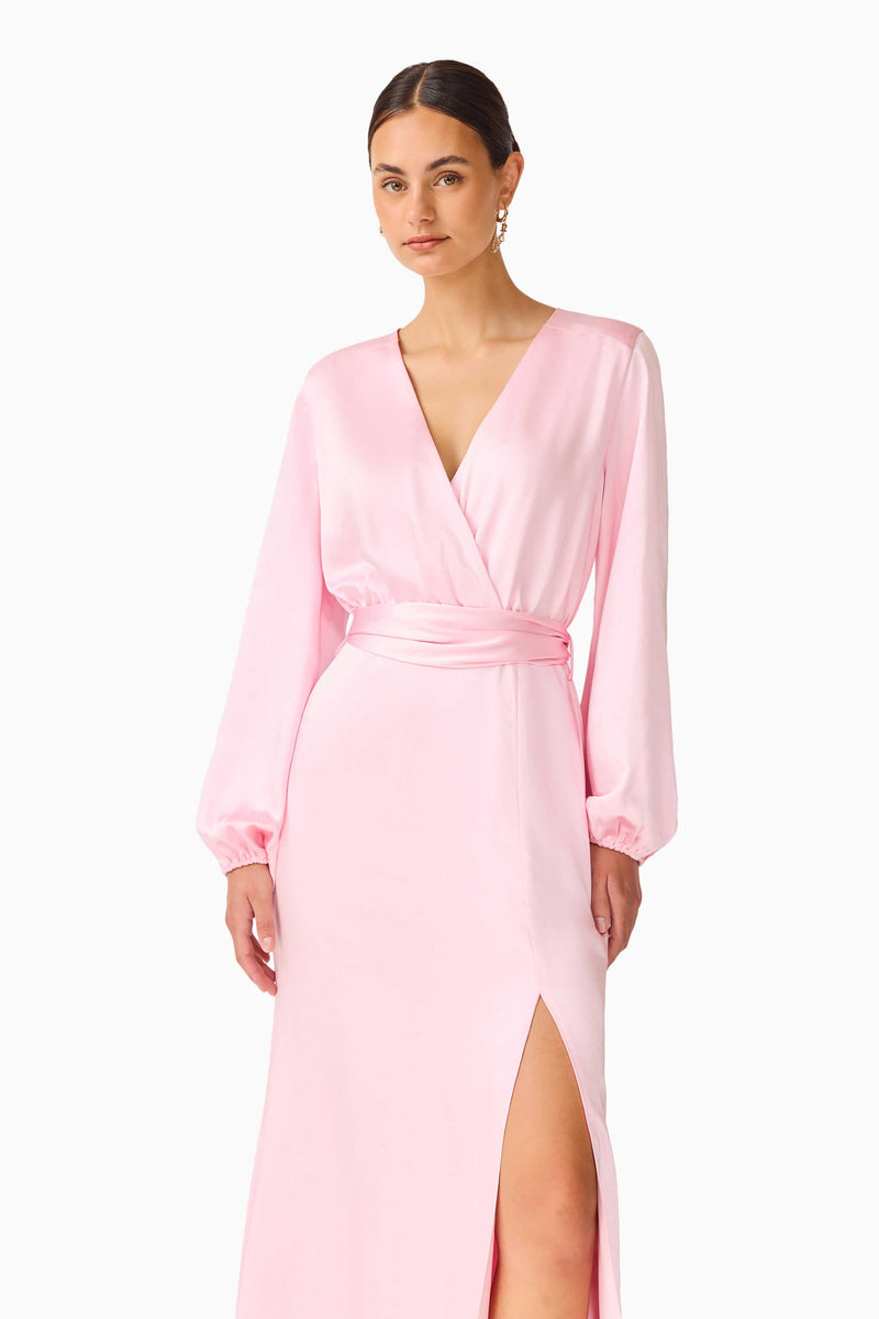 Kai Maxi Dress in Pale Pink