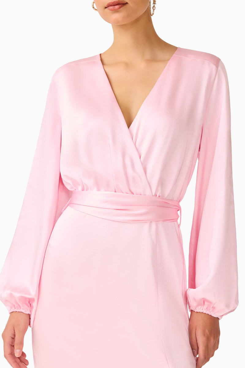 Kai Maxi Dress in Pale Pink