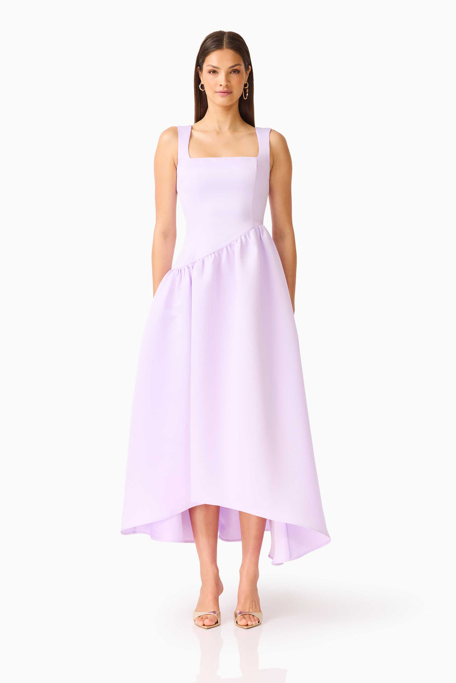 Ruelle A-Line Maxi Dress in Lilac