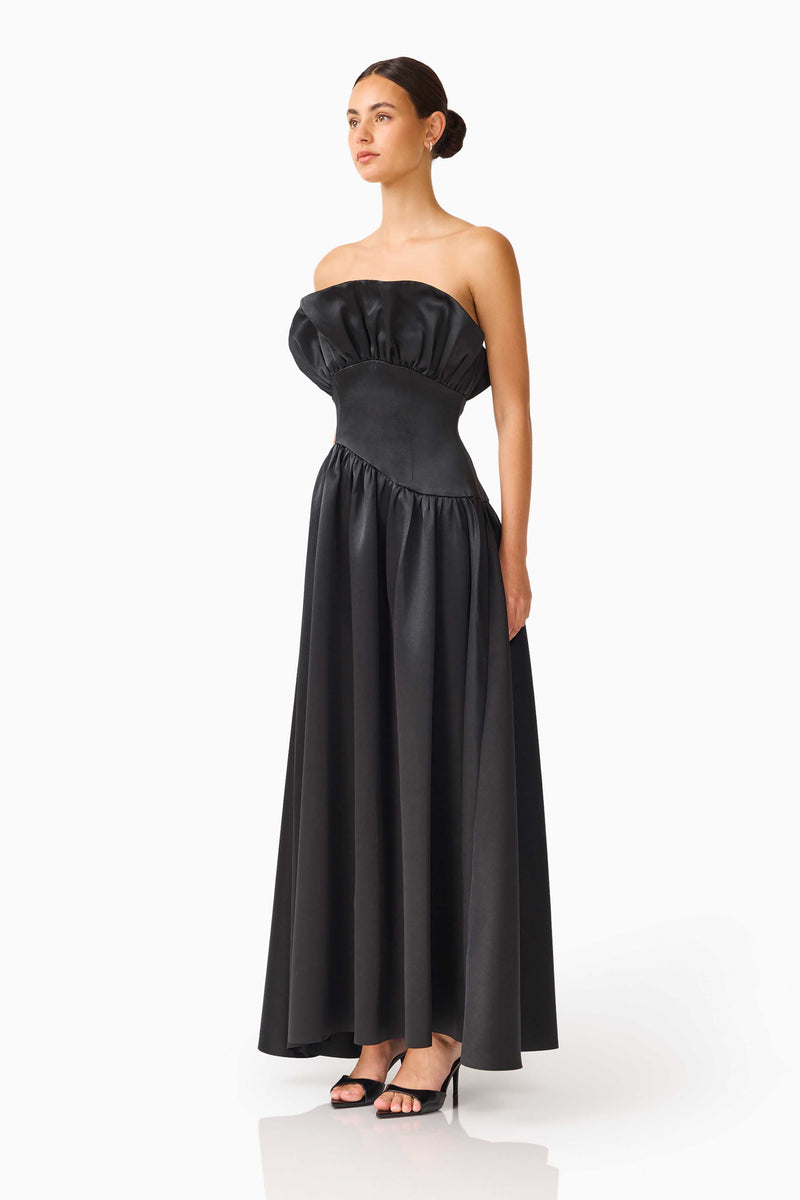 Laurel Sleeveless Maxi Dress - Black - M