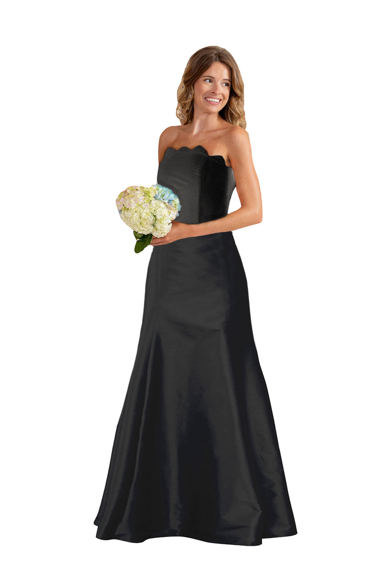 Hayes Bodice with Trumpet Skirt in Garden Flora | Bella Bridesmaids Hayes Bodice with Trumpet Skirt in Garden Flora | Bella Bridesmaids