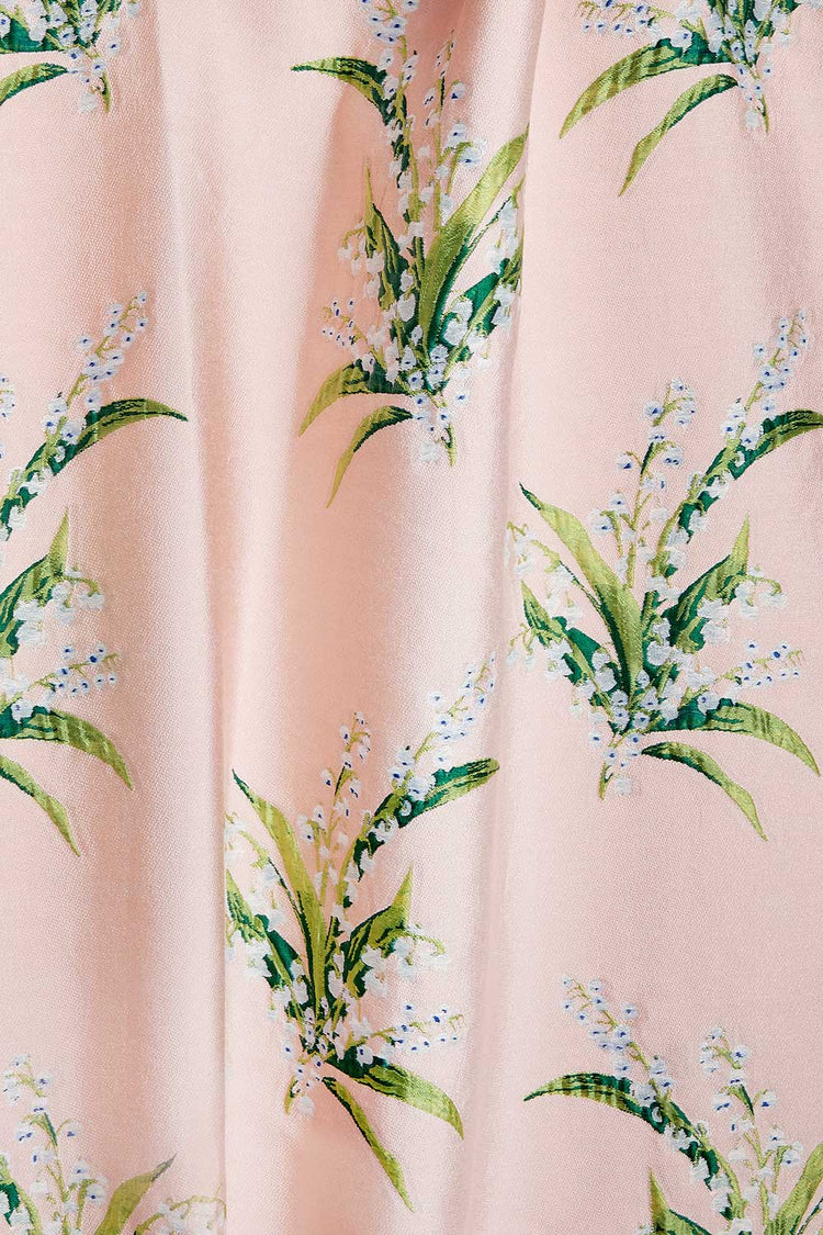 LulaKate Lily of the Valley Jacquard Swatch | Bella Bridesmaids