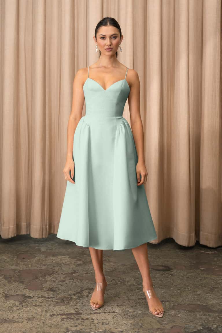 green emerald velvet dress Freesia Formal Dress Champagne - S