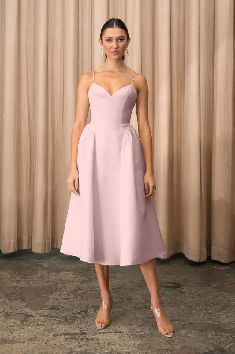 Jenny Yoo Luella Dress in Powder Pink