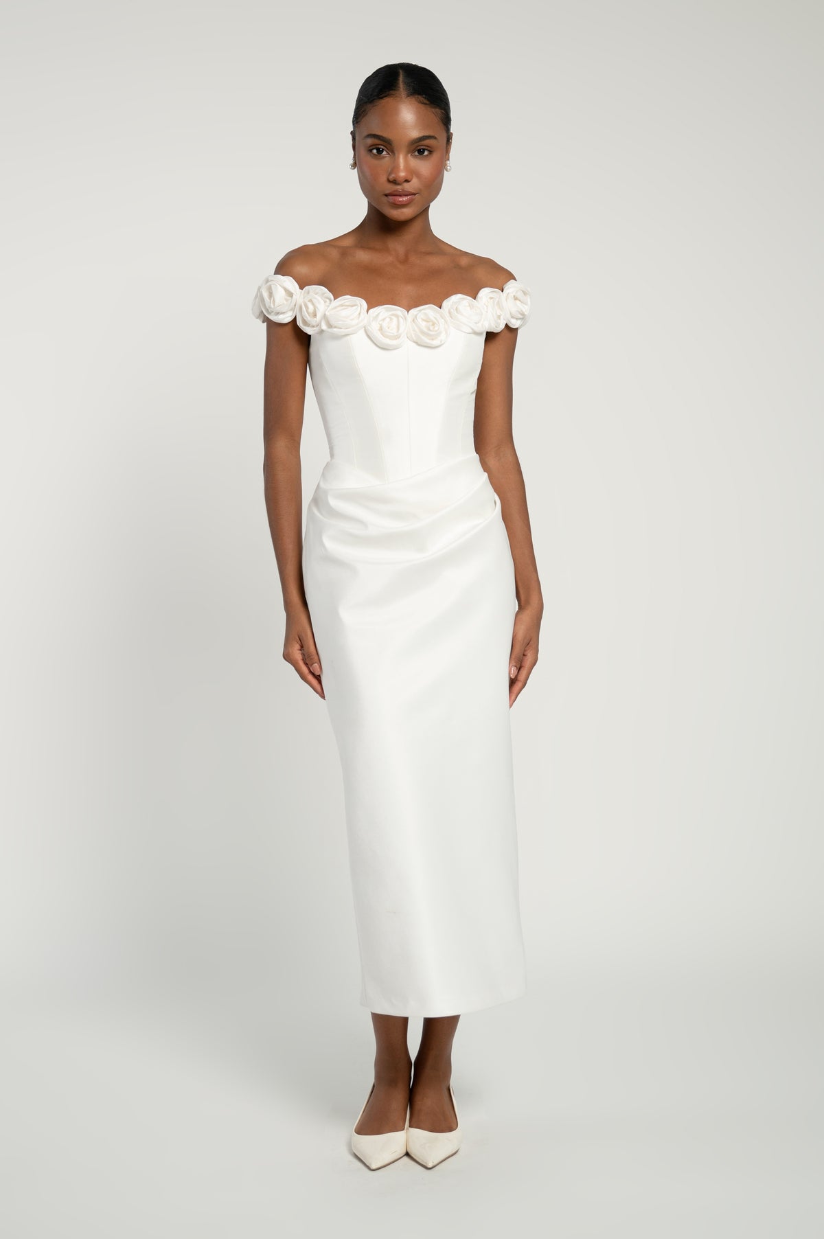 Jenny Yoo x Holly Lavine Little White Dress Maren | Bella Bridesmaids