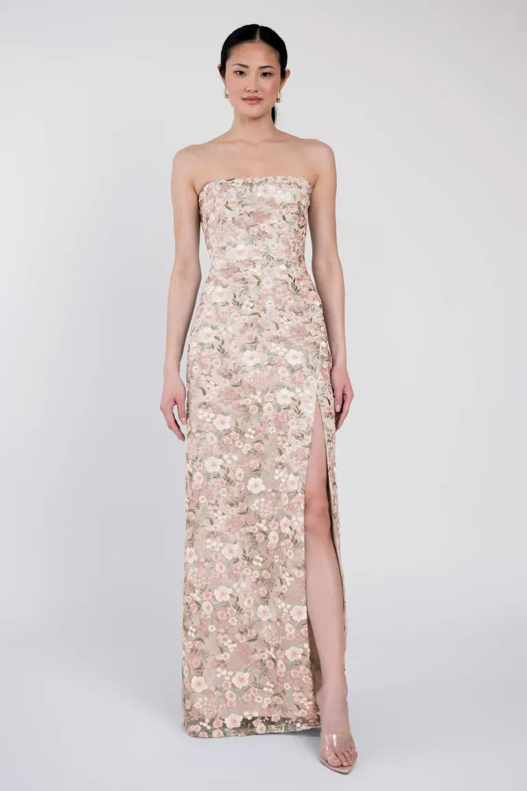 Jenny Yoo Bridesmaid Dress Mercy in Ophelia Embroidered Tulle Ophelia Blush Multi Jenny Yoo Bridesmaid Dress Mercy in Ophelia Embroidered Tulle Ophelia Blush Multi