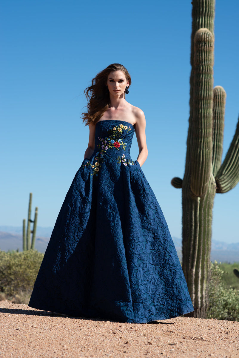 sachin and babi dresses Sachin & Babi Georgina Gown - Emerald Wisteria