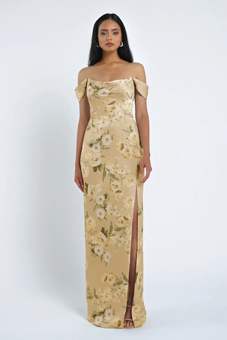 Jenny Yoo Bridesmaid Dress Sawyer Verona Print Buttercup Multi Jenny Yoo Bridesmaid Dress Sawyer Verona Print Buttercup Multi